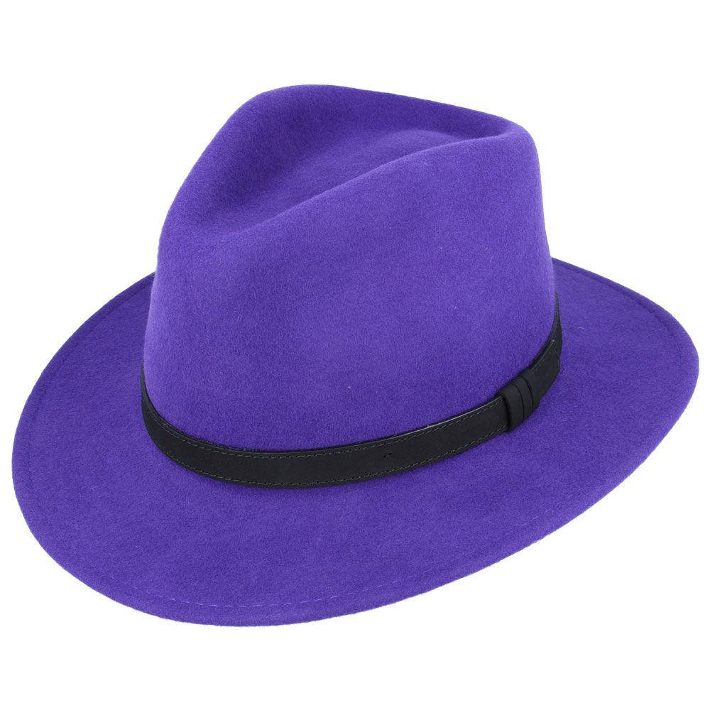 Bullantic Maz Wool Felt Fedora Hat