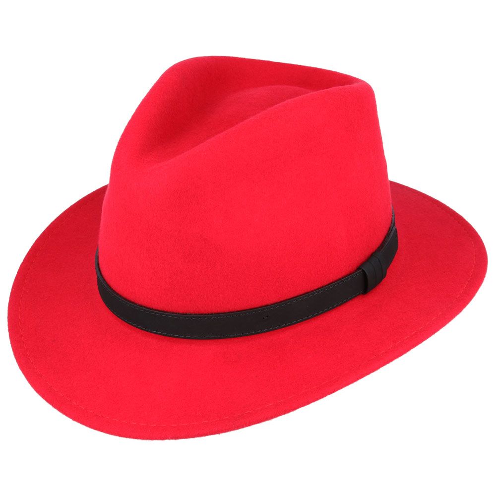 Bullantic Maz Wool Felt Fedora Hat