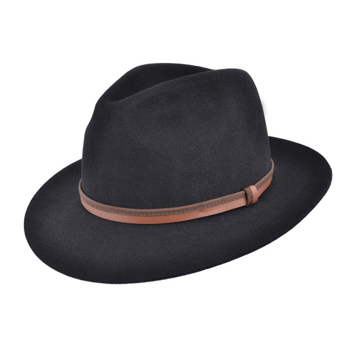 Bullantic - Gladwin Bond Snap Brim Fur Felt Fedora Hat