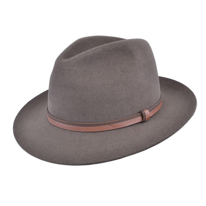 Bullantic - Gladwin Bond Snap Brim Fur Felt Fedora Hat