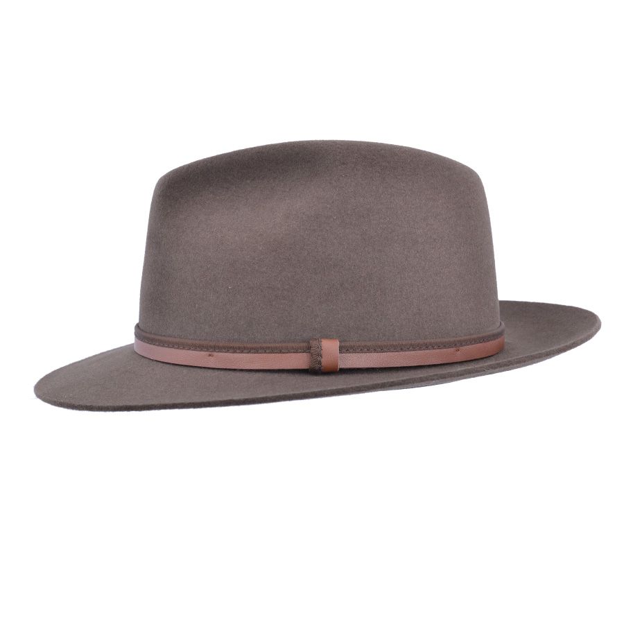 Bullantic - Gladwin Bond Snap Brim Fur Felt Fedora Hat