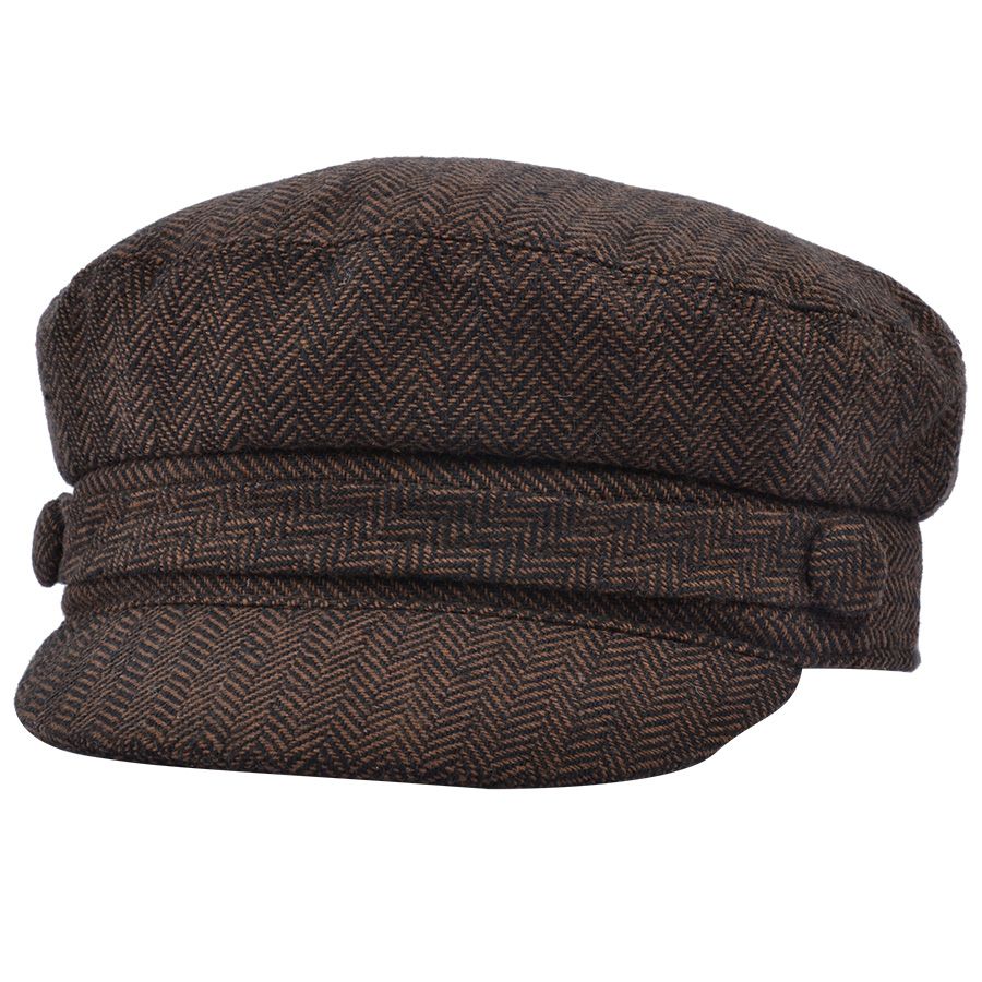 G&H Herringbone Fiddler Cap