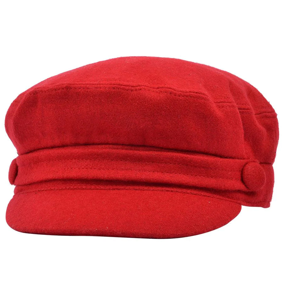 G&H Wool Felt Breton Fisherman Fiddler Cap