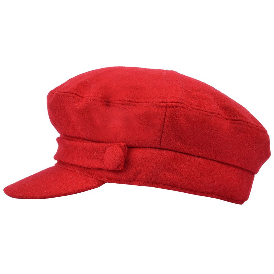 G&H Wool Felt Breton Fisherman Fiddler Cap