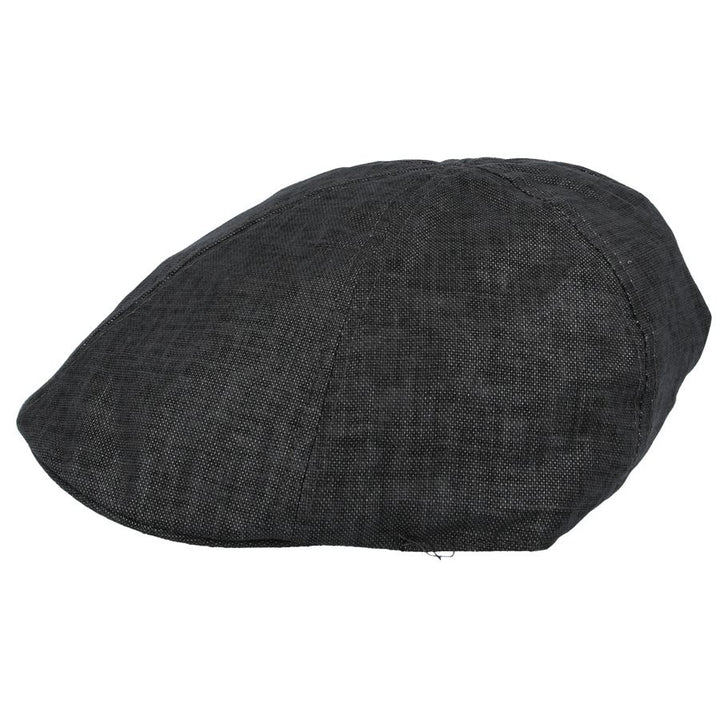 Maz Linen Six Panel Flat Cap