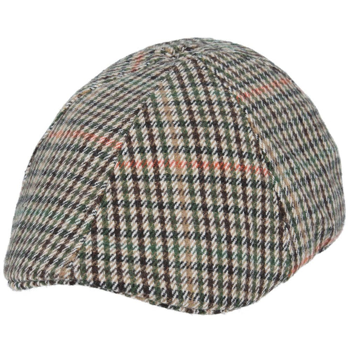 Maz Six Panel Tweed Flat Cap