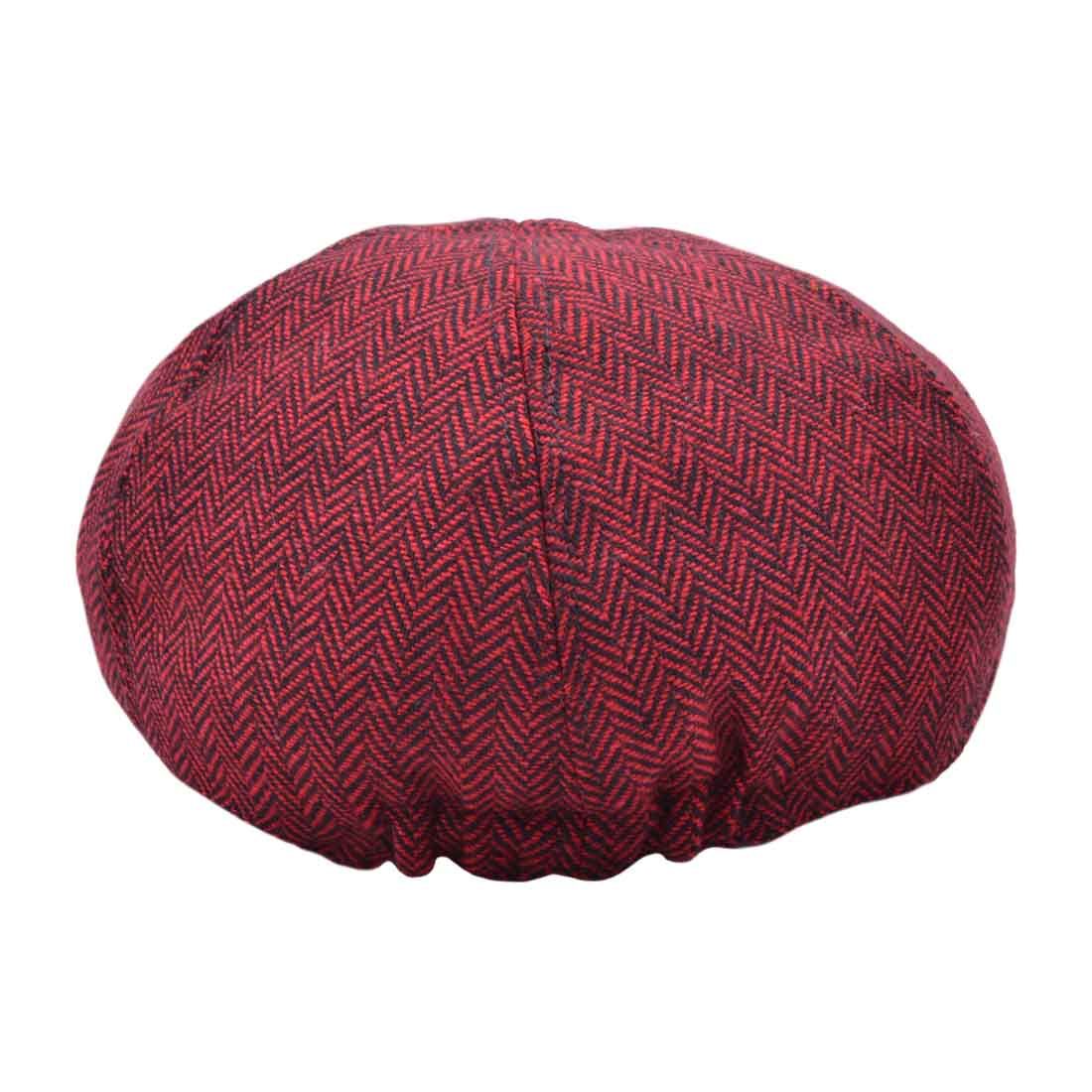 G&H Herringbone Six Panel Flat Cap