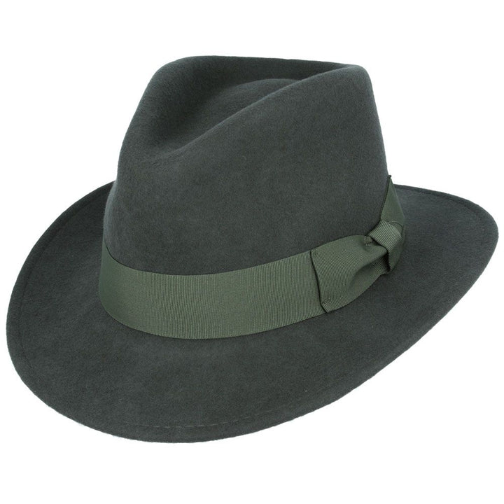 Maz Wool Felt Crushable Fedora Hat