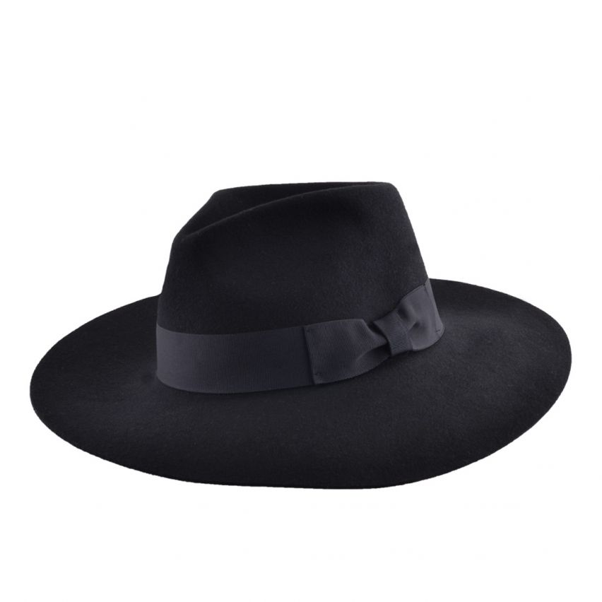 Bullantic Premium Gladwin Bond Daisy Wide Stiff & Snap Brim Fedora Hat