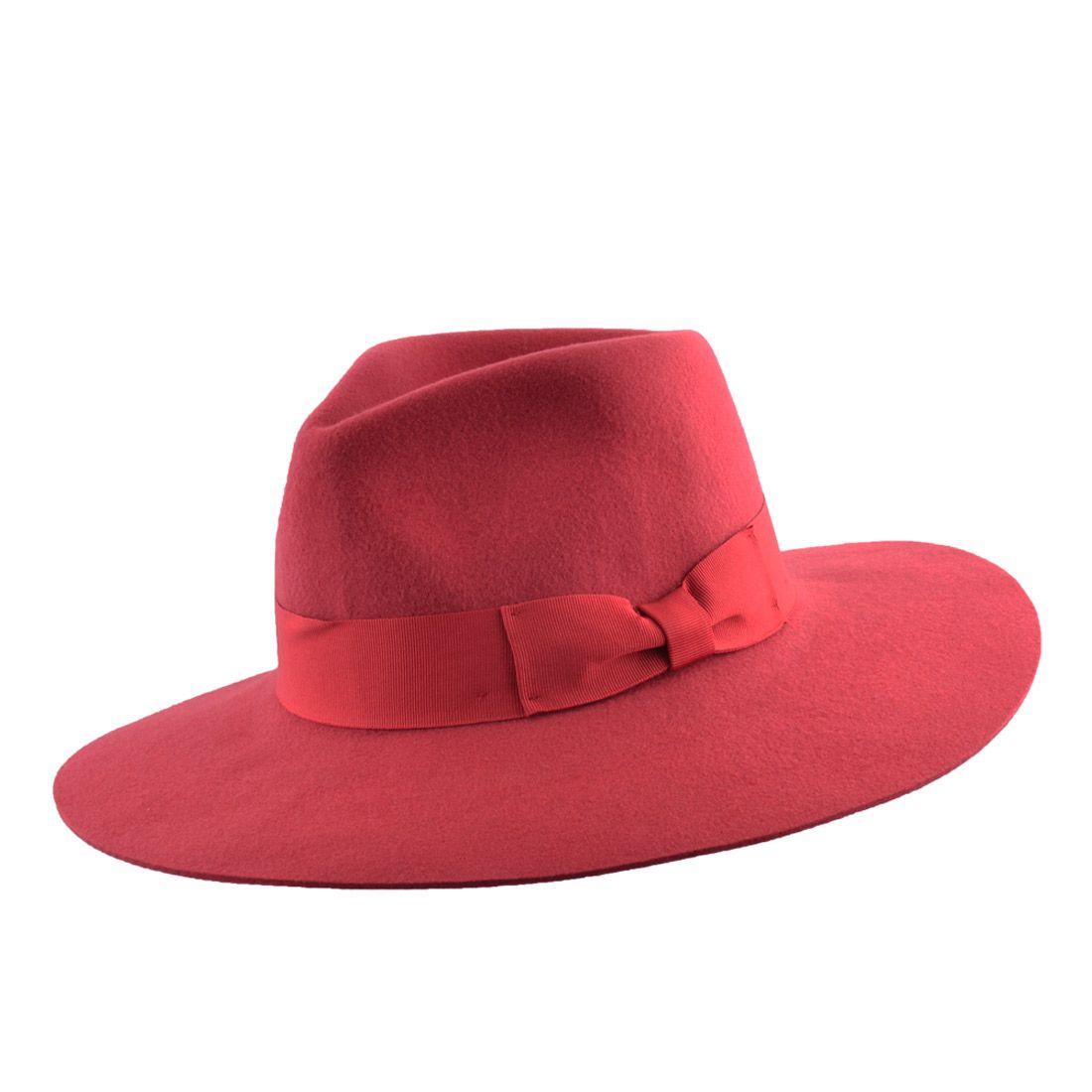 Bullantic Premium Gladwin Bond Daisy Wide Stiff & Snap Brim Fedora Hat