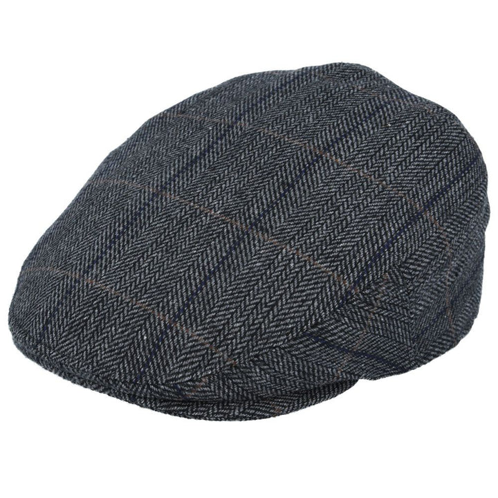 G&H Check Herringbone Flat Cap