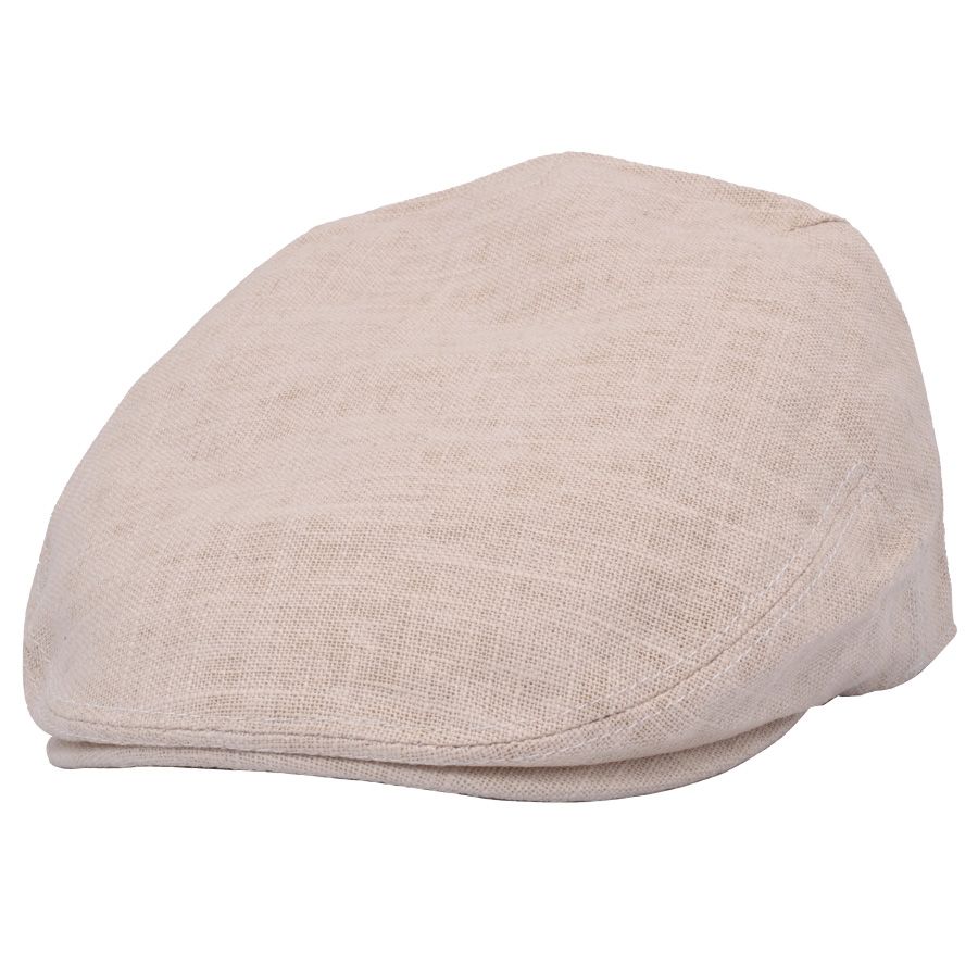 G&H Summer Linen Flat Cap