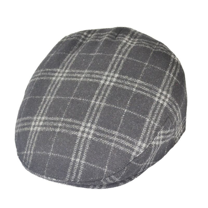 G&H Check Tweed Flat Cap