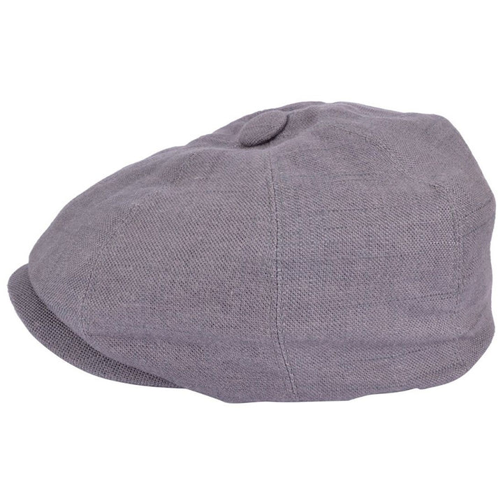 G&H Linen 8 Panel Newsboy Cap