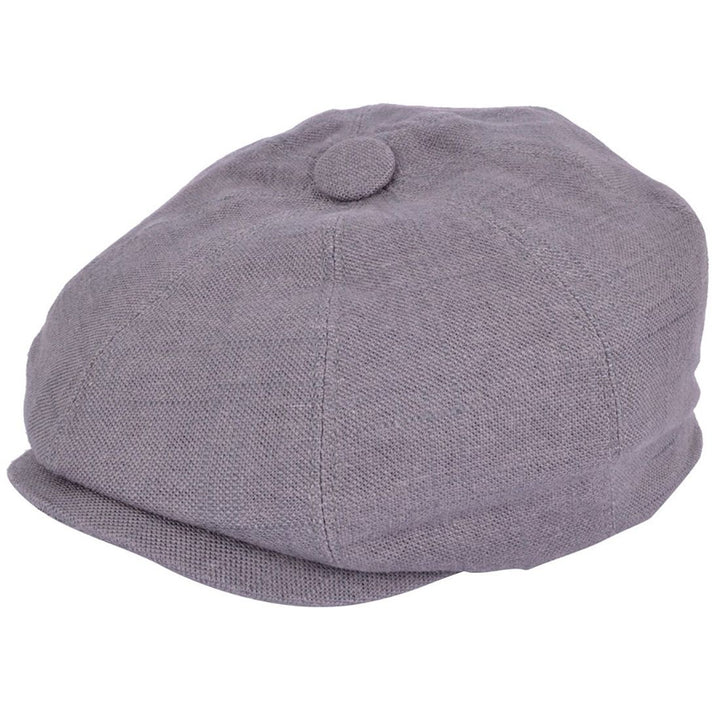 G&H Linen 8 Panel Newsboy Cap