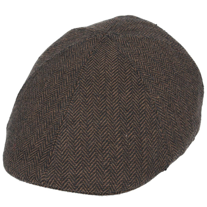 G&H Herringbone Six Panel Flat Cap