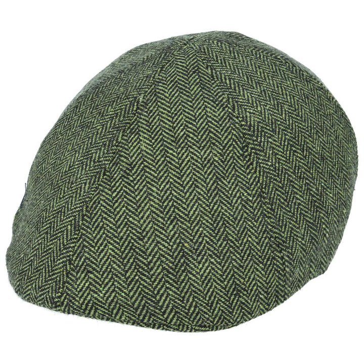 G&H Herringbone Six Panel Flat Cap