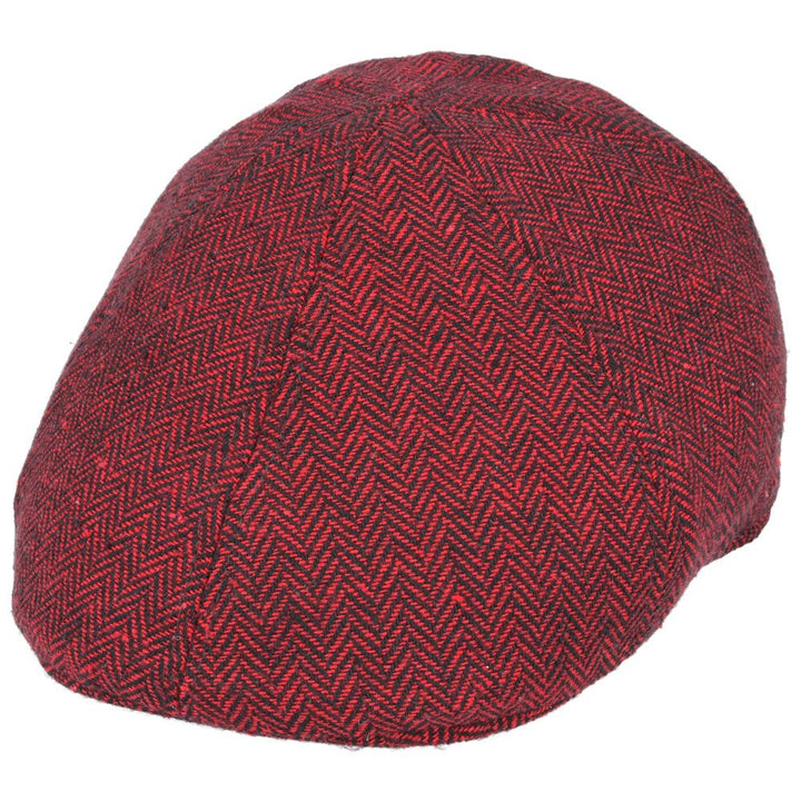 G&H Herringbone Six Panel Flat Cap