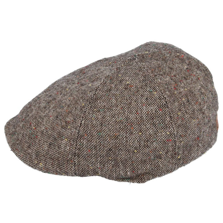 G&H Salt & Pepper Six Panel Flat Cap