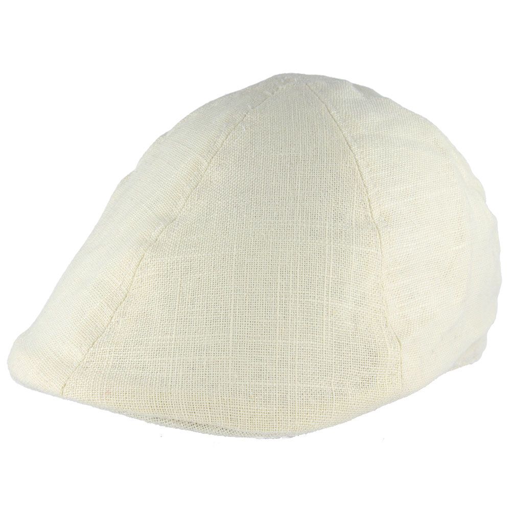 G&H Linen Duckbill 6-Panel Flat Cap