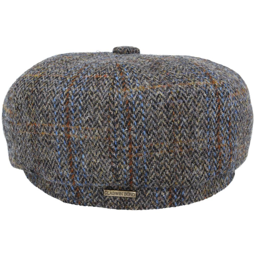 Bullantic - Premium Gladwin Bond Harris Tweed Wool Newsboy Cap