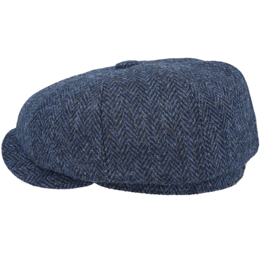 Bullantic - Gladwin Bond Harris Tweed Wool Herringbone Newsboy Cap