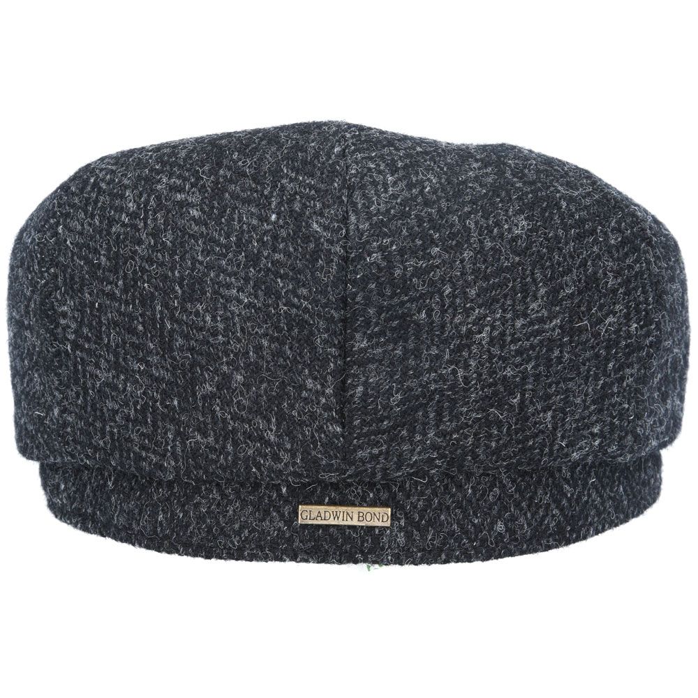 Bullantic - Premium Gladwin Bond Harris Herringbone Wool Flat Cap