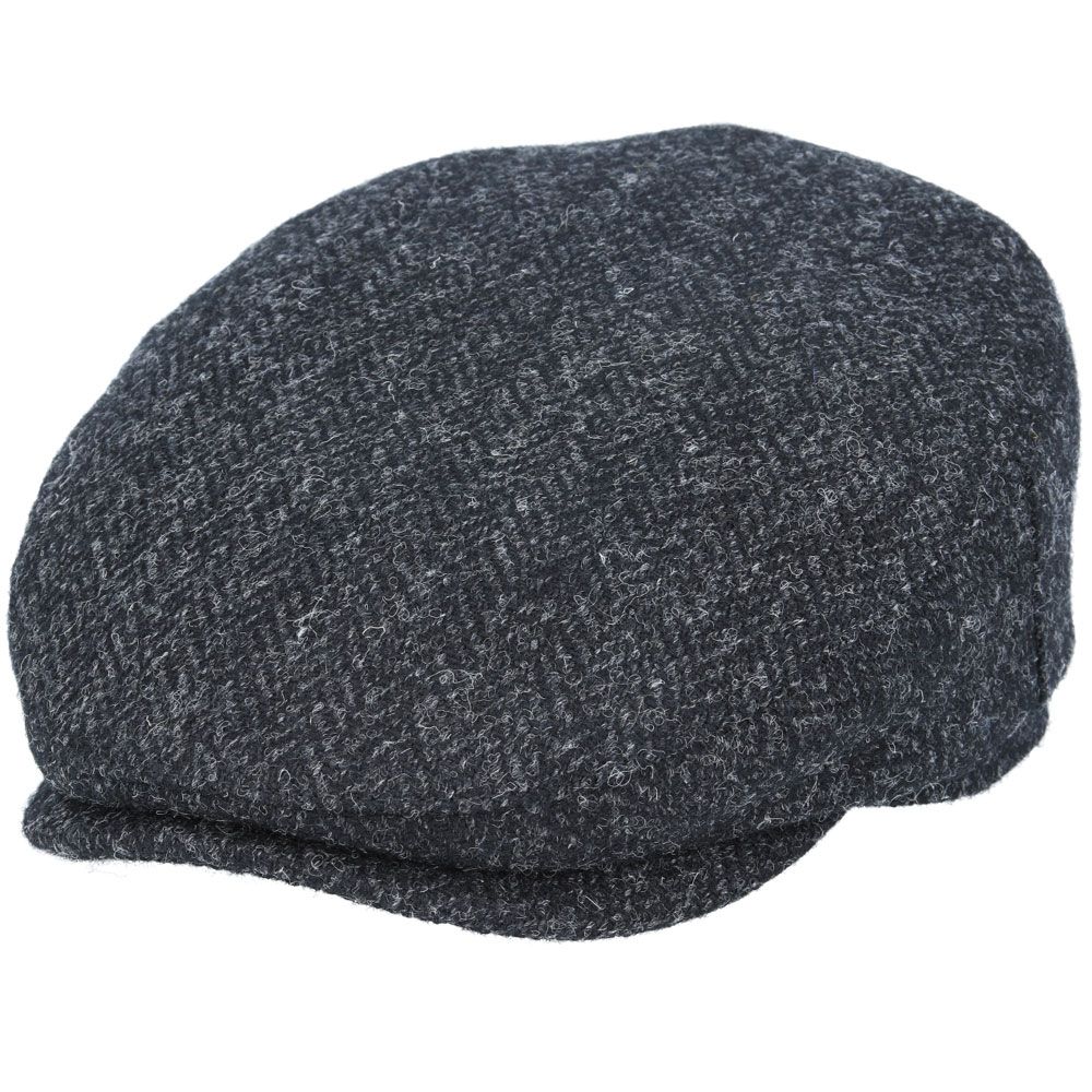 Bullantic - Premium Gladwin Bond Harris Herringbone Wool Flat Cap