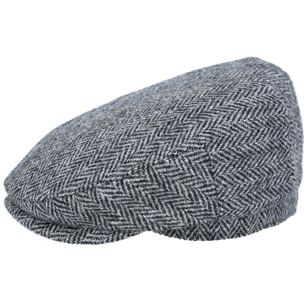 Bullantic - Premium Gladwin Bond Harris Herringbone Wool Flat Cap