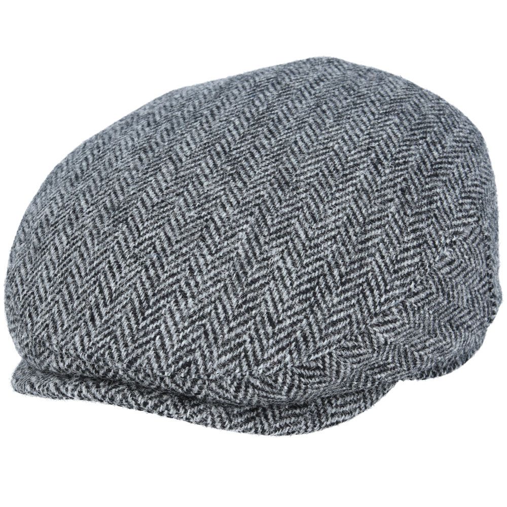 Bullantic - Premium Gladwin Bond Harris Herringbone Wool Flat Cap