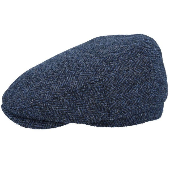 Bullantic - Gladwin Bond Harris Herringbone Wool Flat Cap