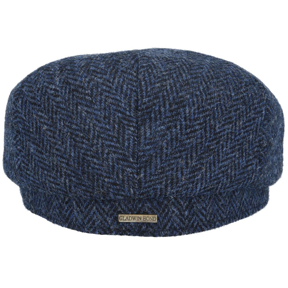 Bullantic - Premium Gladwin Bond Harris Herringbone Wool Flat Cap