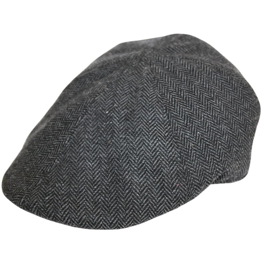 G&H Herringbone Six Panel Flat Cap