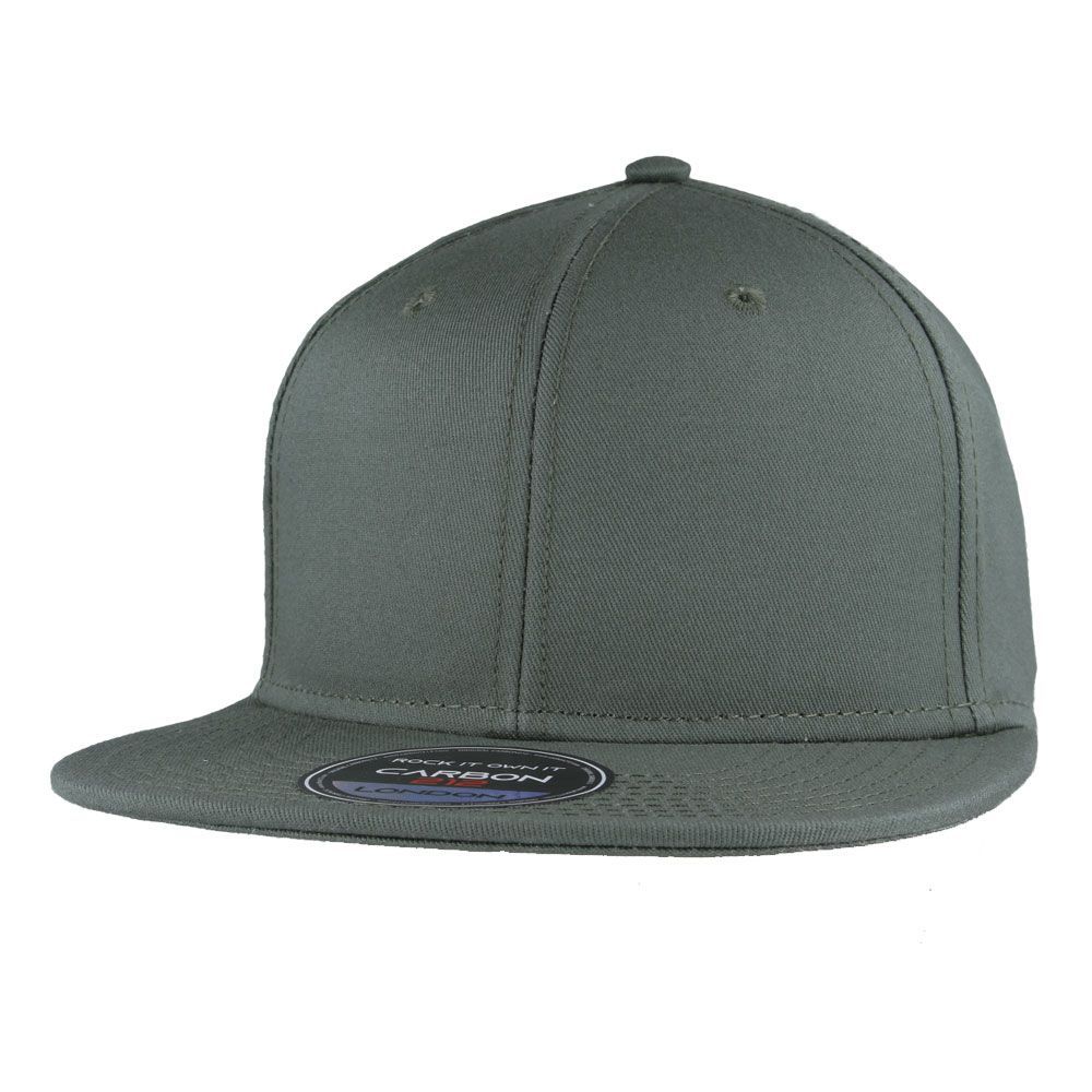 Carbon212 Blank Cotton Snapback Cap