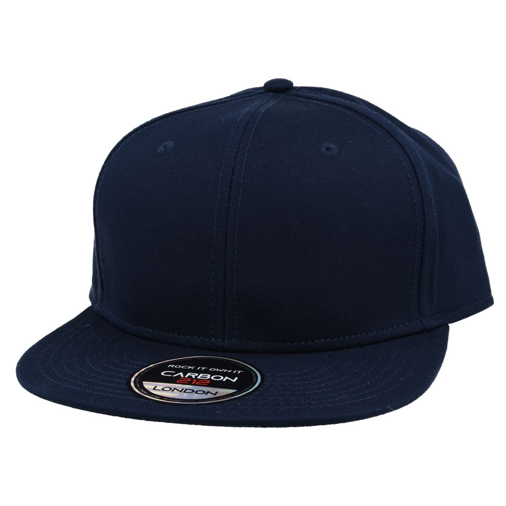 Carbon212 Blank Cotton Snapback Cap