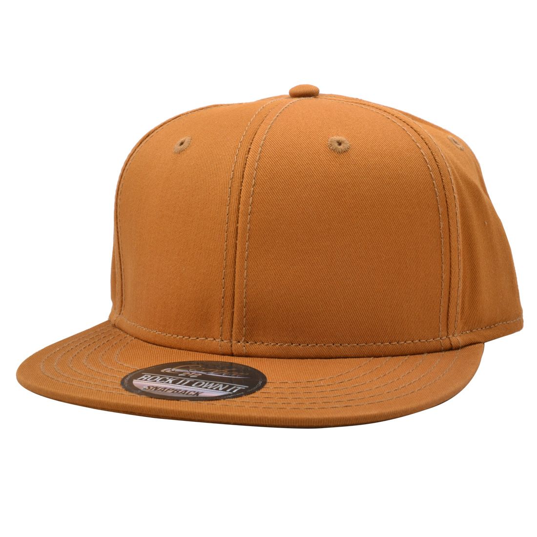 Carbon212 Blank Cotton Snapback Cap