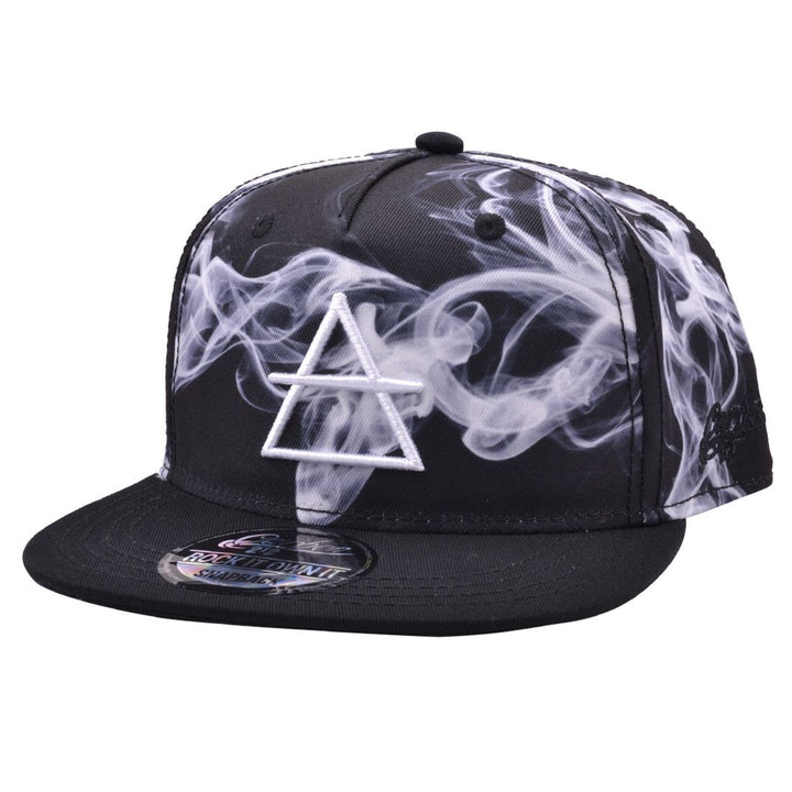 Youth Carbon212 Air Sign Smoke Print Snapback Caps