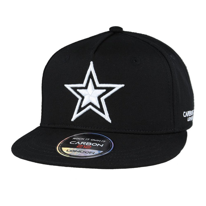 Youth Carbon212 Star Flat Peak Snapback