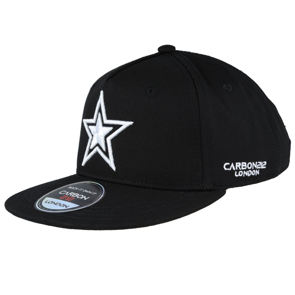 Youth Carbon212 Star Flat Peak Snapback