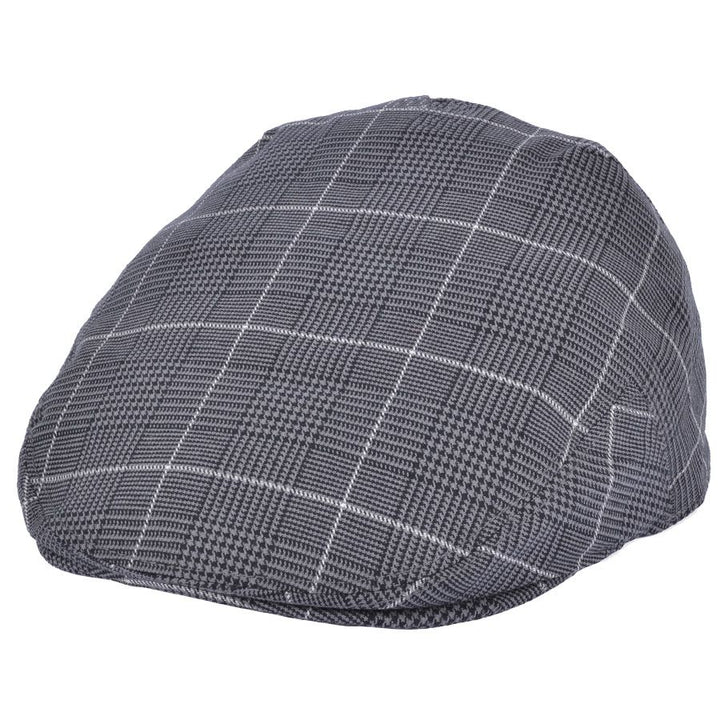 G&H Check Tweed Flat Cap