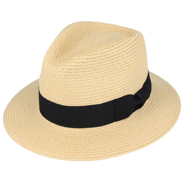 Maz Summer Paper Straw Fedora Hat