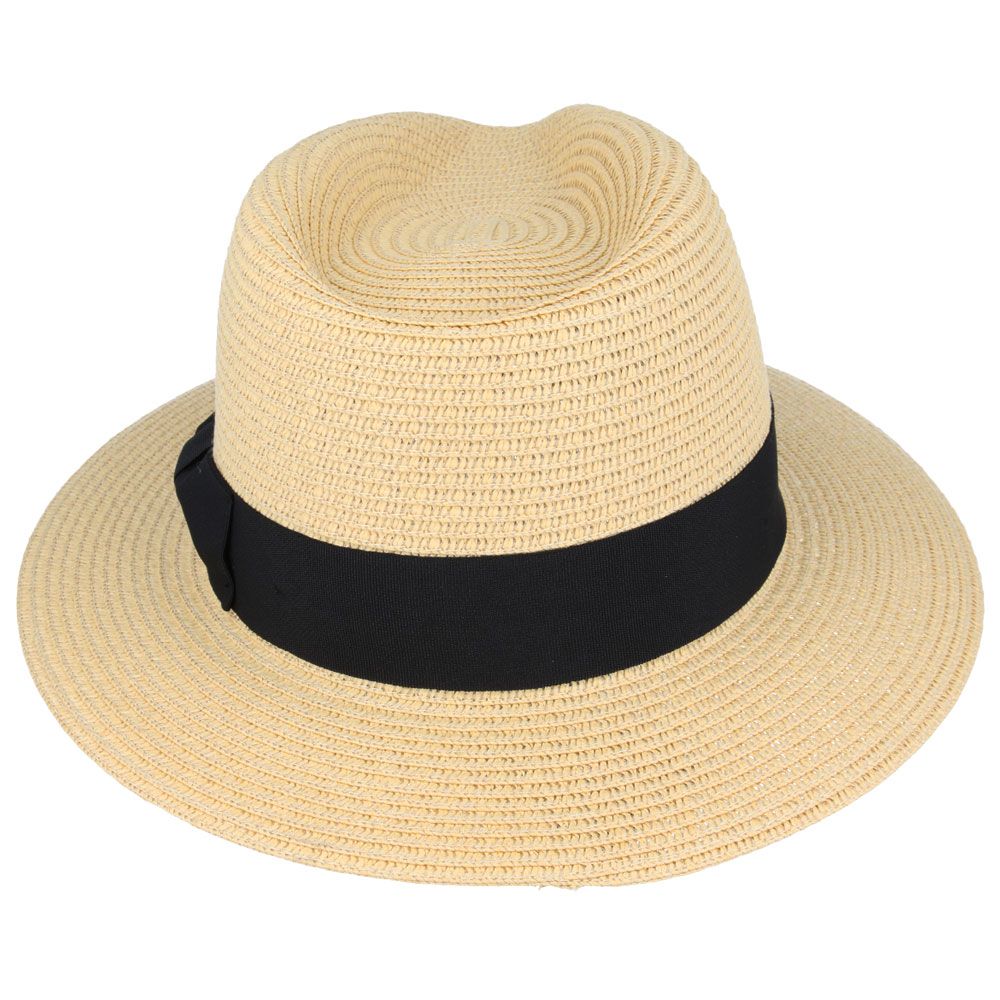 Maz Summer Paper Straw Fedora Hat