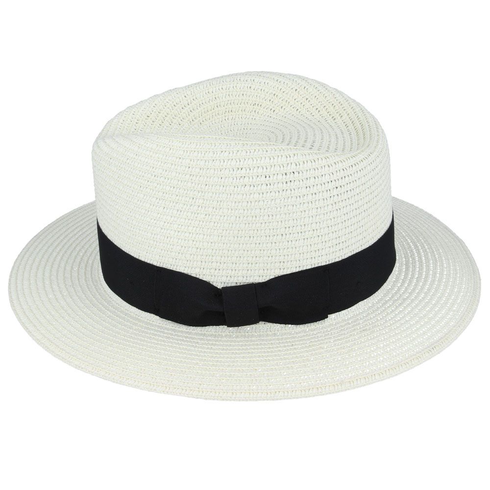 Maz Summer Paper Straw Fedora Hat