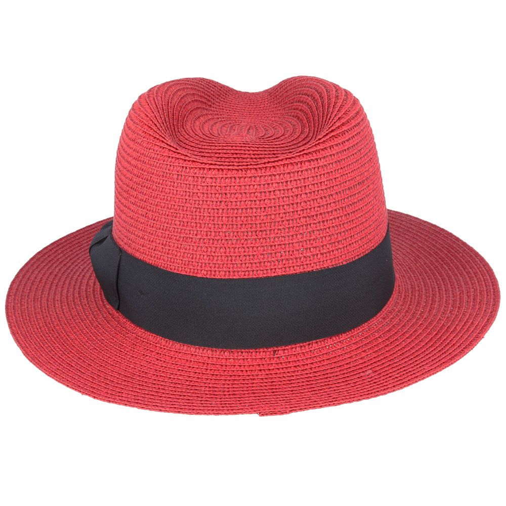 Maz Summer Paper Straw Fedora Hat