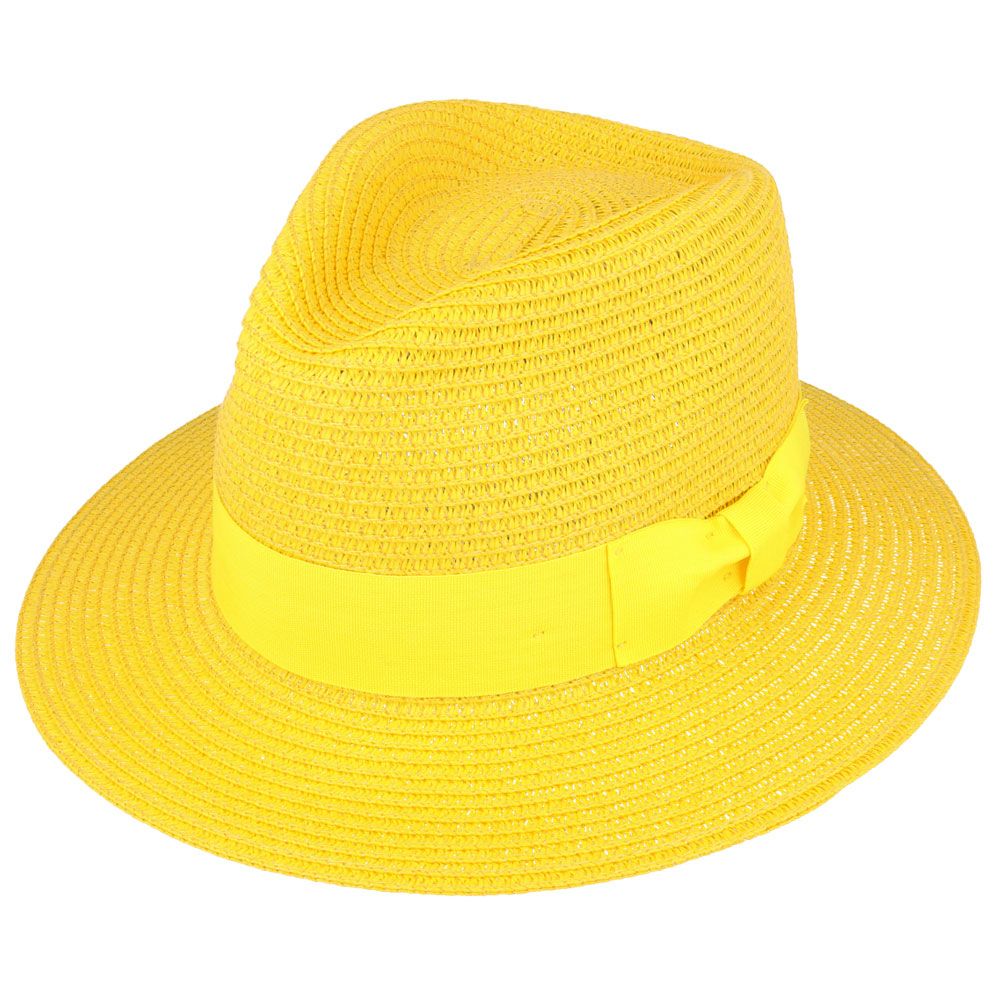 Maz Summer Paper Straw Fedora Hat