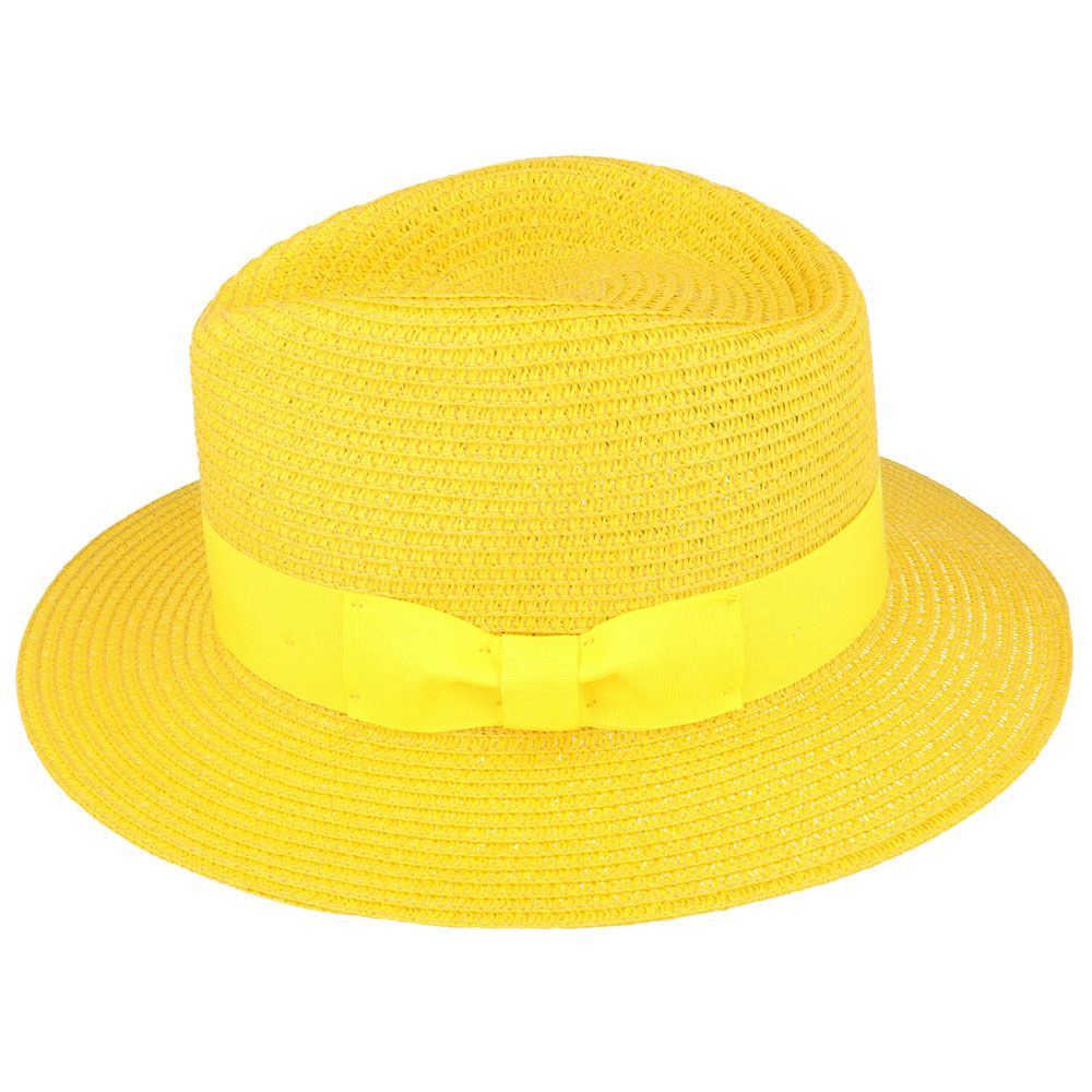 Maz Summer Paper Straw Fedora Hat