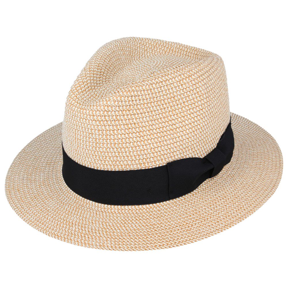 Maz Summer Paper Straw Fedora Hat