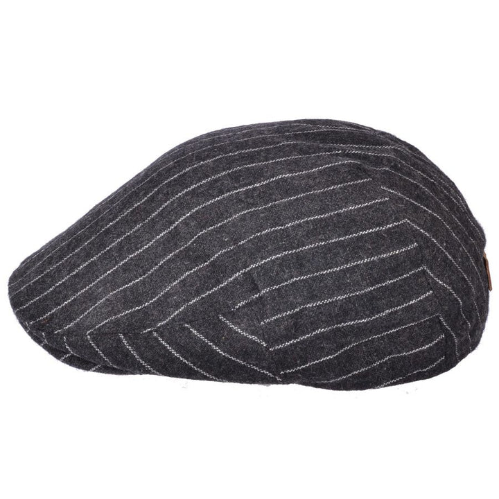 G&H Pinstripe Flat Cap