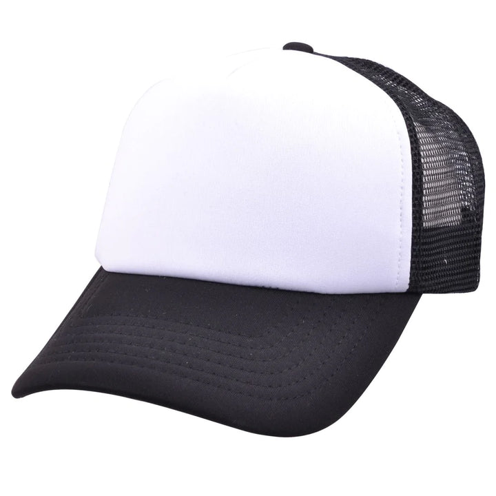 Carbon212 Vintage Plain Trucker Snapback Cap