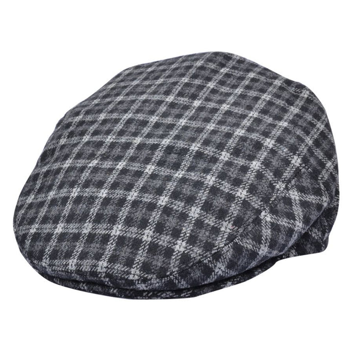 Maz Tweed Check Flat Cap